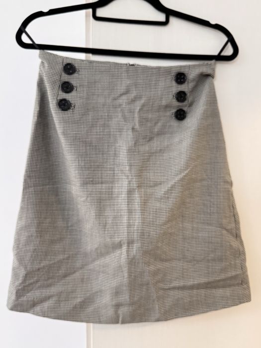 Fustă vintage incredibilă în carouri