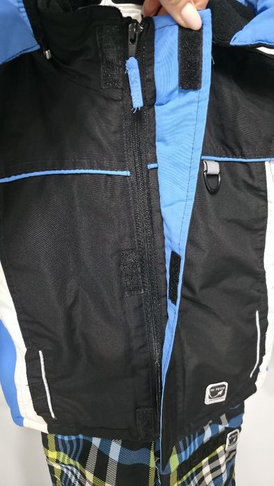Geaca de schi băieți, negru/albastru/alb, marimea 104 (3-4 ani)