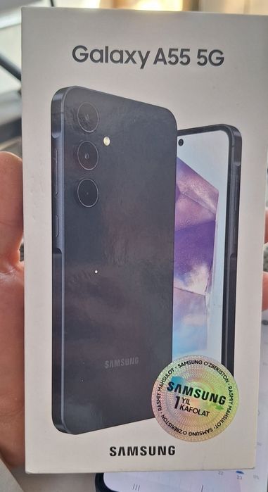 Samsung GALAXY  A55 
Sotiladi aybi yo hamma joyi radnoy xolati rasmda