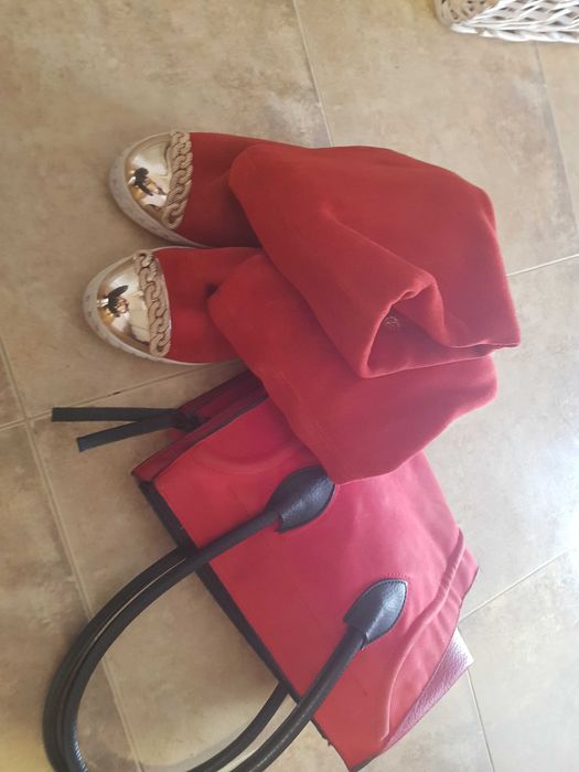 Комплект ботуши и чанта