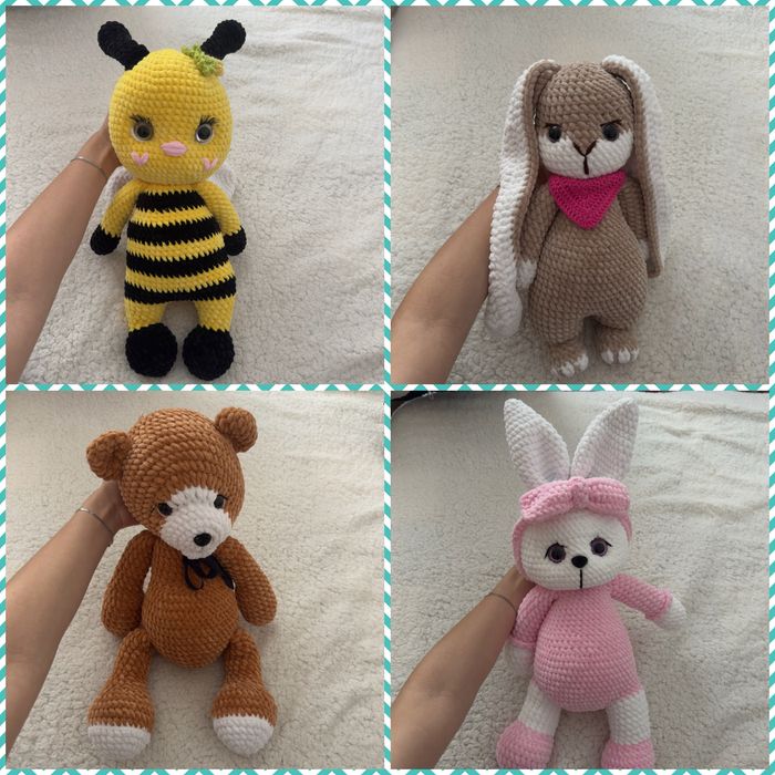 Ръчно плетени играчки