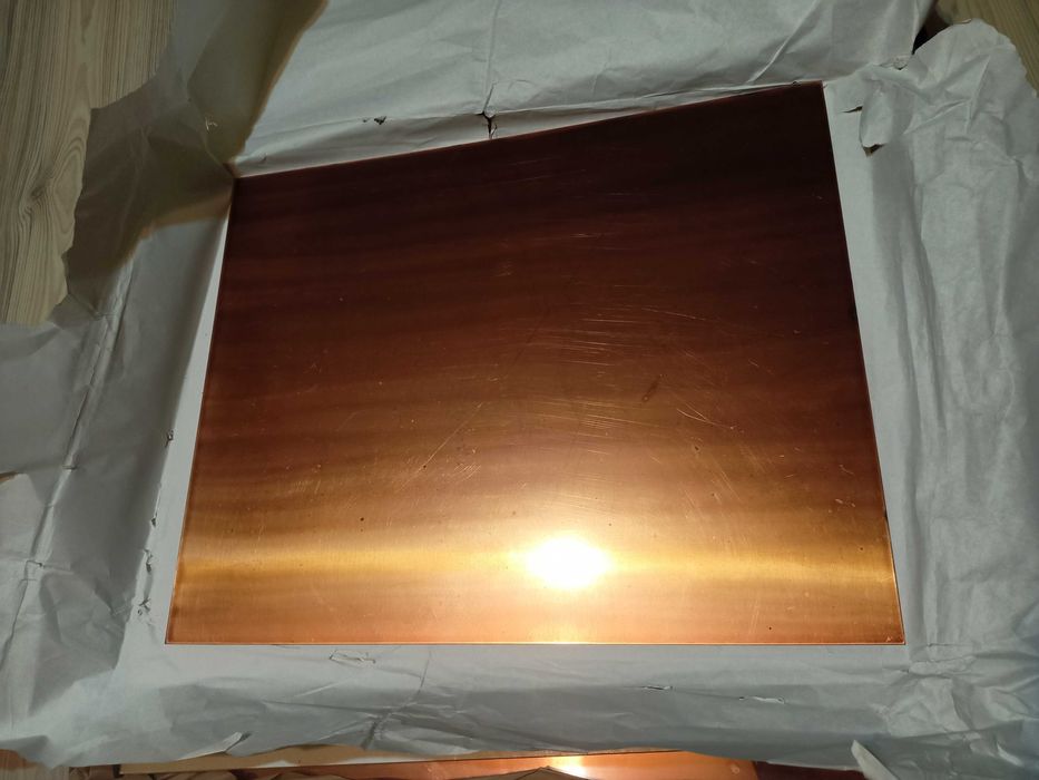 set placi cupru pentru gravare - arta/decoratiuni