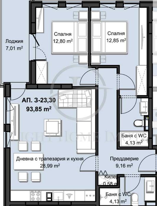 Продава се Тристаен апартамент в Пловдив, Христо Смирненски - 118 кв.м за 1450 €/кв.м - Снимка #3