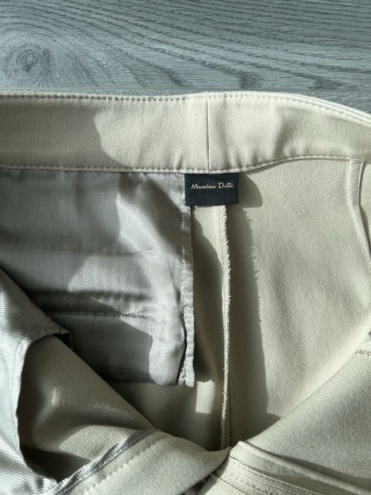 Pantaloni Massimo Dutti – Croială Dreaptă – Bej/Nude