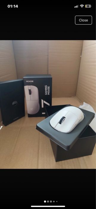 Mouse Gaming Mchose L7 Pro 8k polling rate