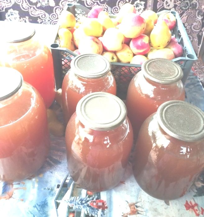 Продам сок натуральный груша,яблоки