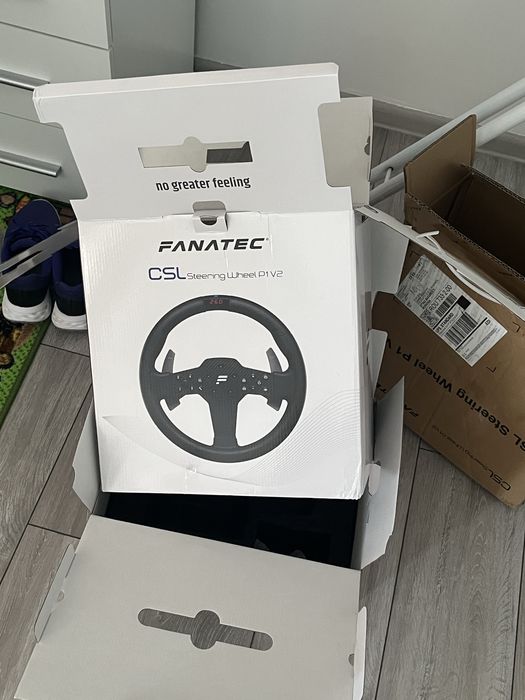 Volan Fanatec CSL cu baza DD 5nm + CSL Elite Pedale V2 + Playseat