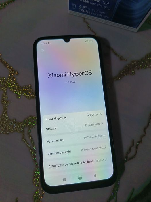 Redmi note 15C 256/8 GB RAM