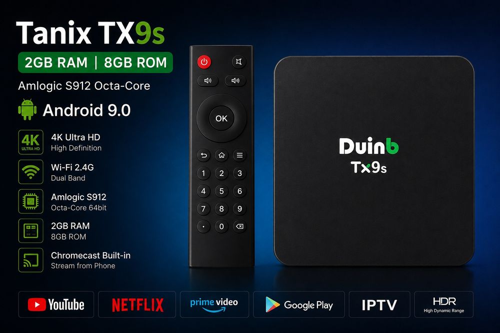 Tanix TX9S 2/8GB
Телевизорингизни Смарт твга айлантиринг!
Техник хусу