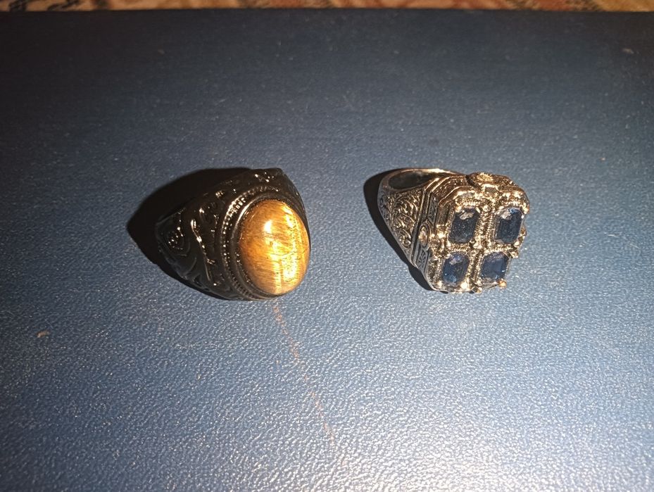 Перстни мельхиоровые винтаж.