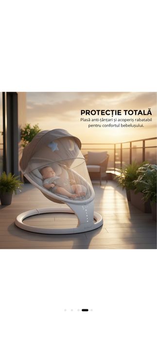 Balansoar electric pentru bebelusi