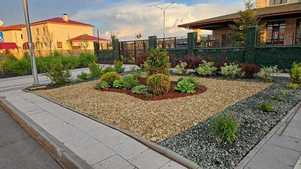 Мраморная крошка для дорожек