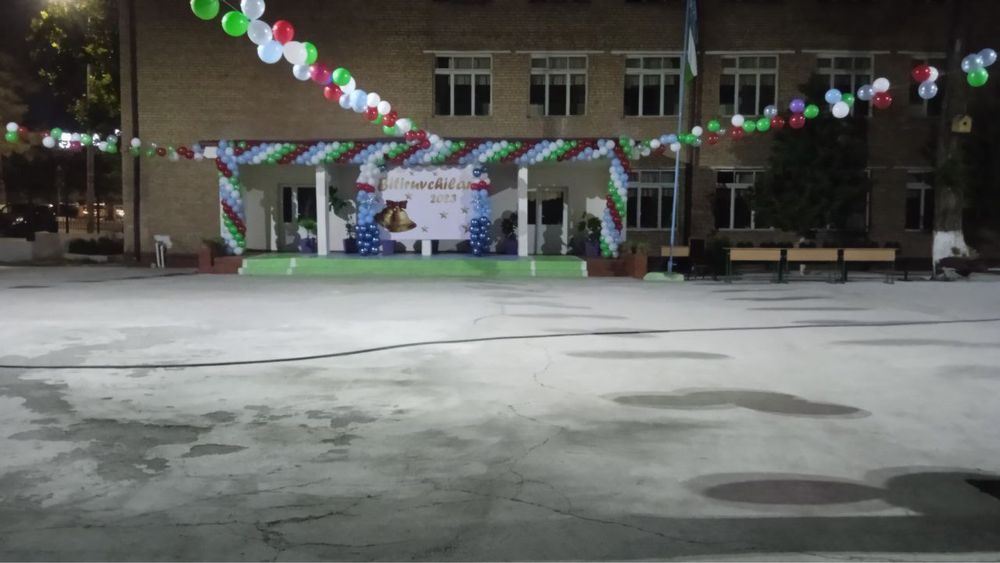 25-may, bitiruv, выпускной, оформления шарами, shar ofarmleniyasi