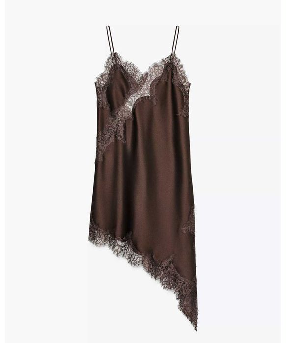 Рокля ZARA асиметрична, размер XS