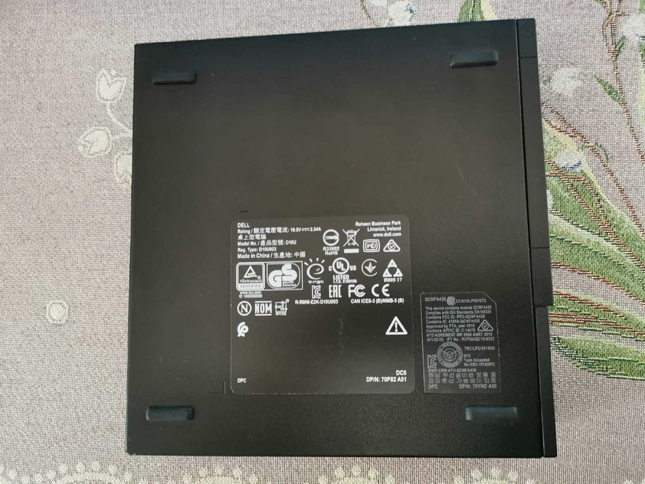 Vand mini pc Dell optiplex 3060 micro , procesor gen8 , ddr4 8gb, ssd ...