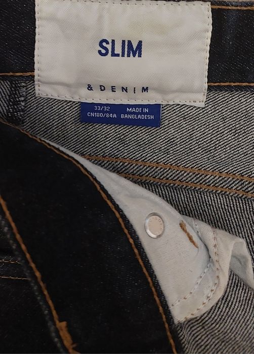 Мужские синие джынсы