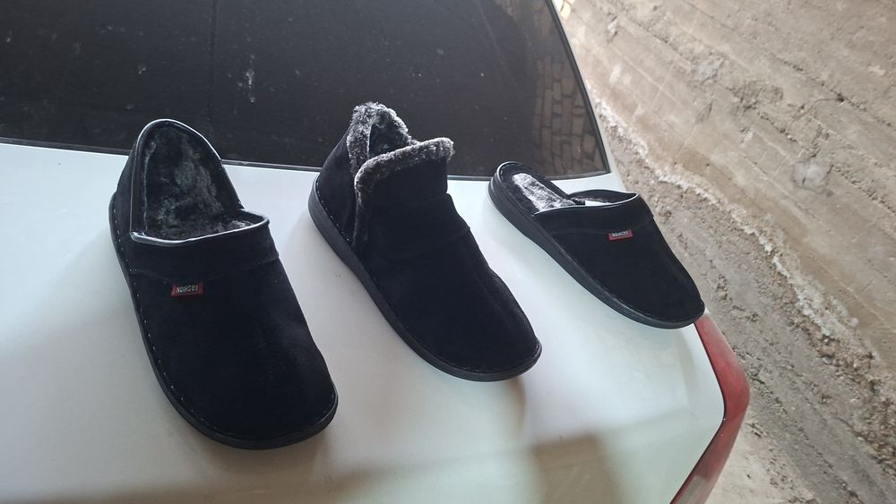 Qishki oyoq kiyim 100% teri .