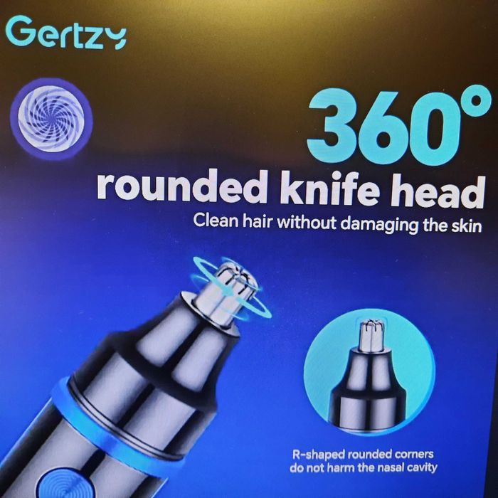 Тример мултифункционален за уши,нос,вежди,бакенбарди+преставки и четка