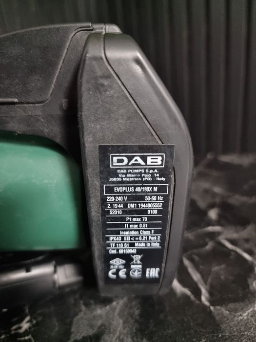 Noble Amanet - Dab Pompa apa recirculare electronica Evoplus 40/180X M