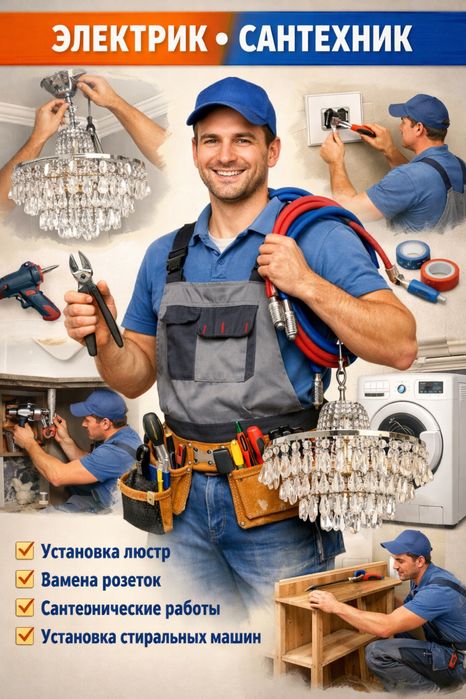 Услуги электрика санттехника