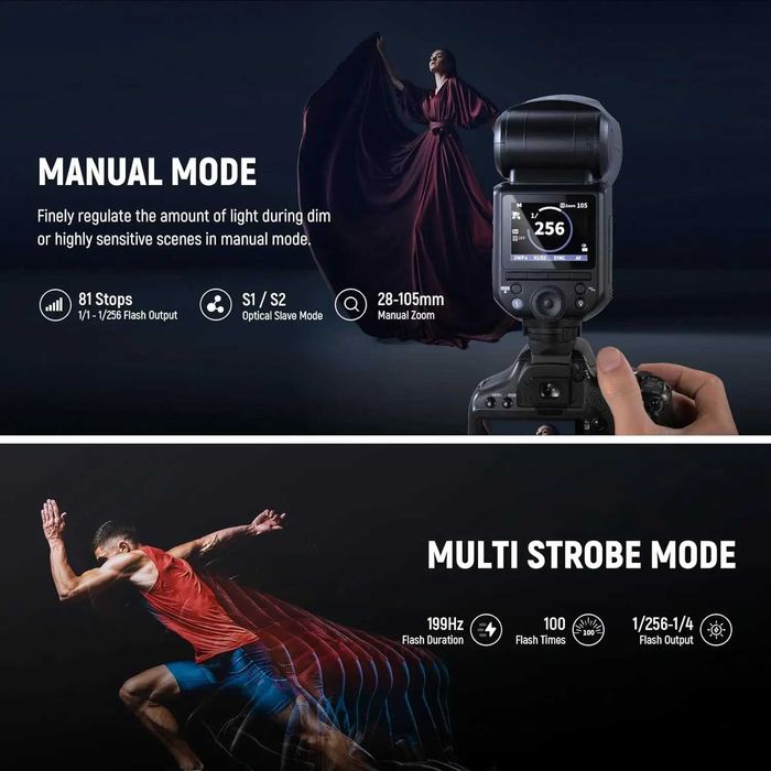 Професионална TTL светкавица с кръгла глава NEEWER Z2