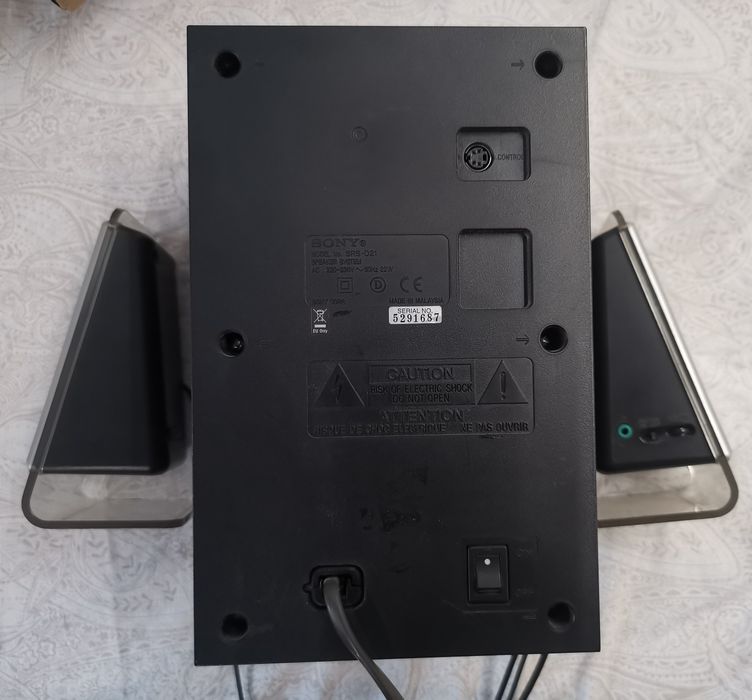 SONY SRS-D21 Тонколони 2+1 за компютър - жични - Кристалед звук и много добър бас!