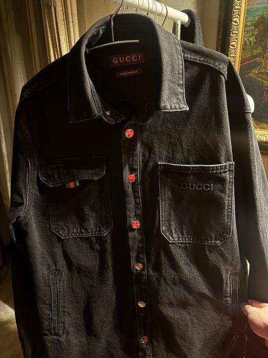 Gucci denim overshirt
