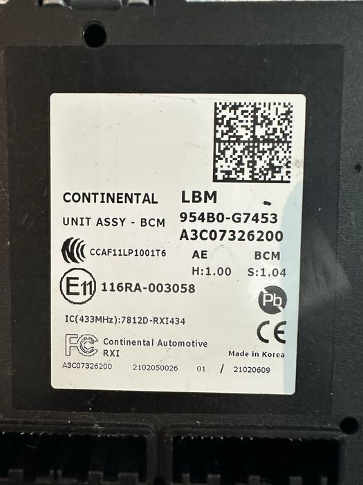 Комфорт контрол модул Hyundai Ionig AE 2021 Electric