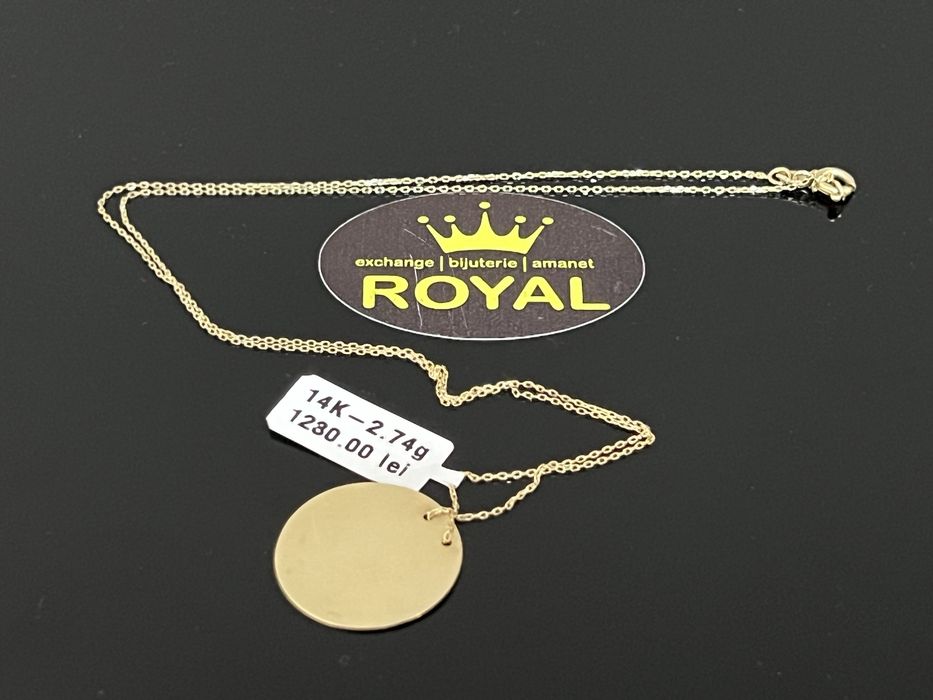 Bijuteria Royal CB : Lant banut aur 14K 585  2,74 grame