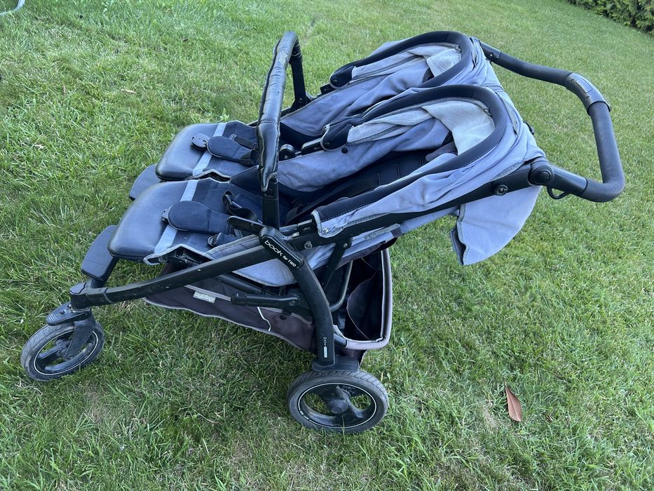 Количка за близнаци Peg Perego - Book for two, Indigo