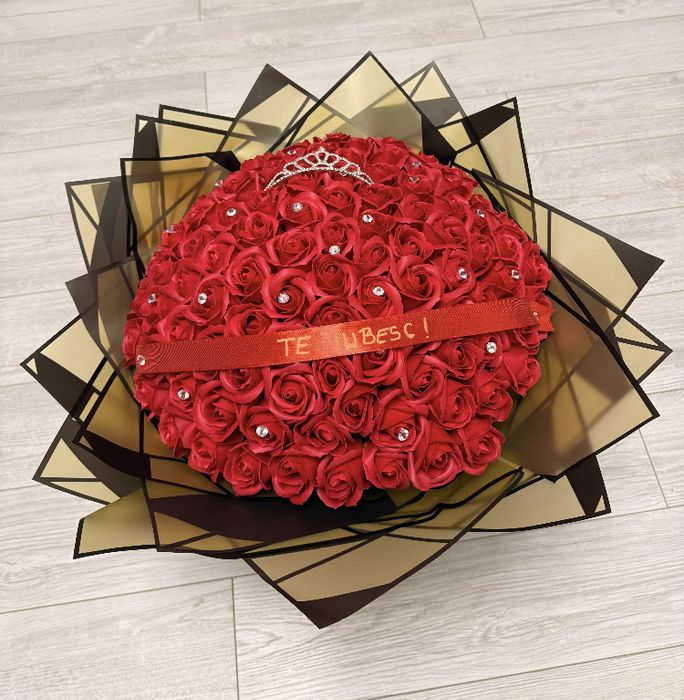 Buchet 101 trandafiri de sapun