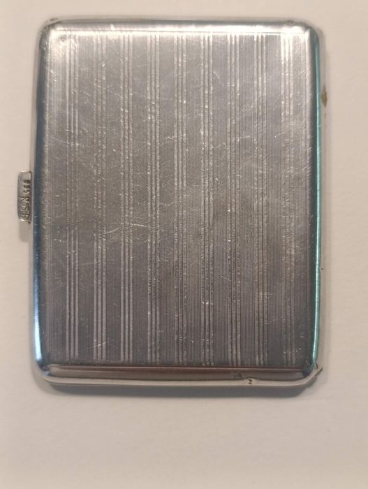 Сребърна табакера кутийка