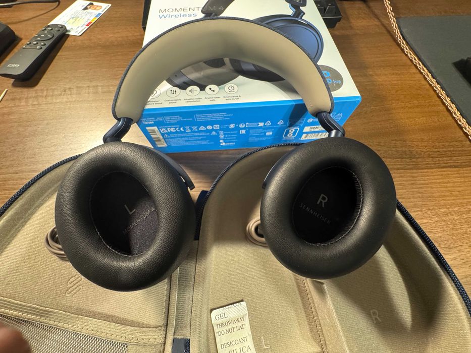 Casti Wireless Sennheiser Momentum 4 Denim / ca noi / garantie