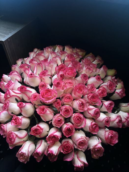 Цветы букет роза 101