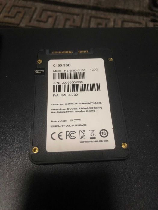Жесткий диск и SSD