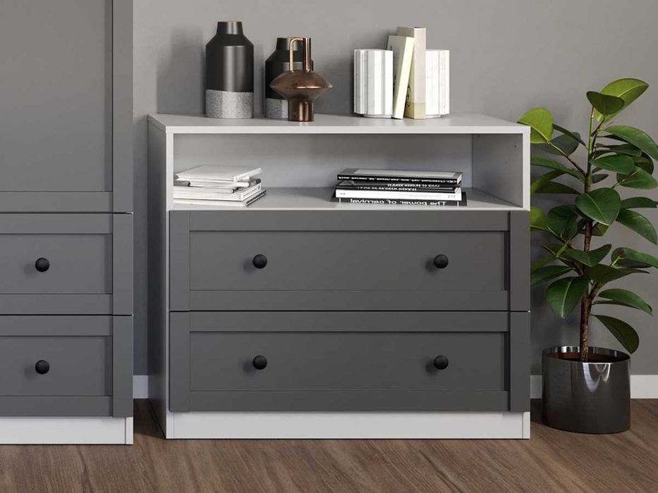 Set Mobila Dormitor Grafit C19 - Transport Gratuit in 4-10 zile