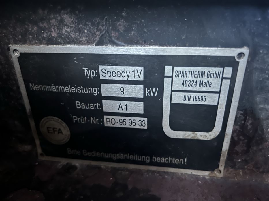 Немска камина за вграждане Sparterm