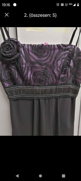 Rochiță de vară negru cu mov