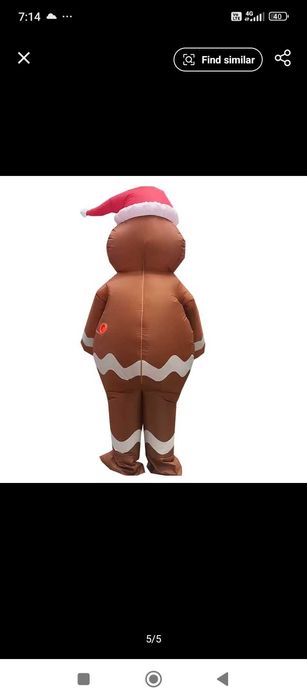 Костюм на Джинджифиловото човече