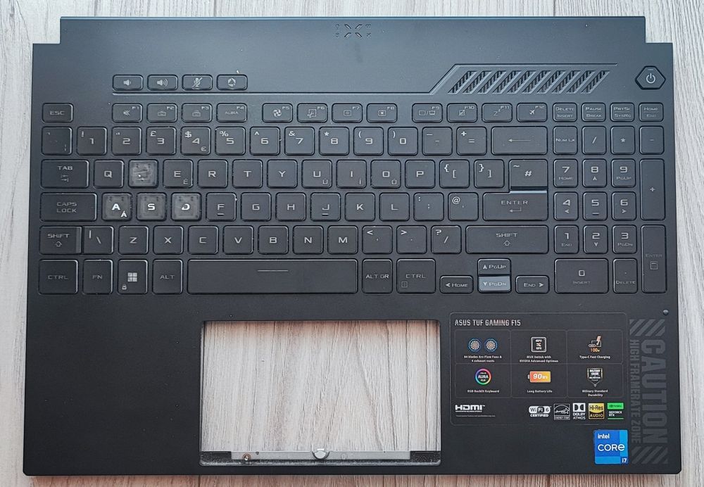 Dezmembrez sau vand Uppercase tastatura  Asus FX507 functionala !