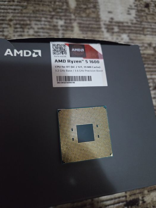 Процесор Ryzen 5 1600AF версия.