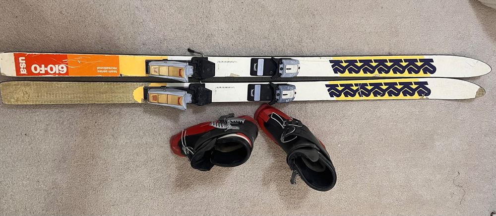 Лыжи импортные, Б/У