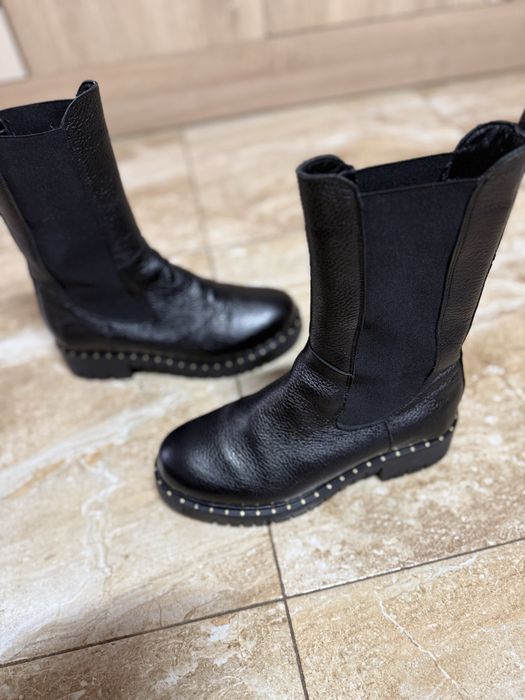 Ghete Chelsea piele naturala 37