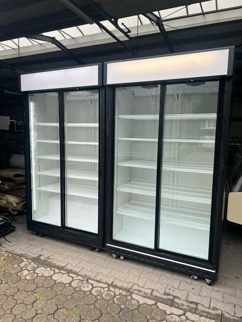 Vitrina frigorifica dublă extra large băuturi lactate mezeluri