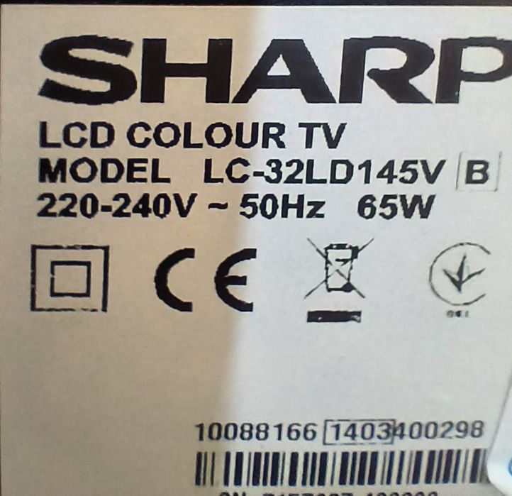 Placa de baza TV SHARP 32 inch