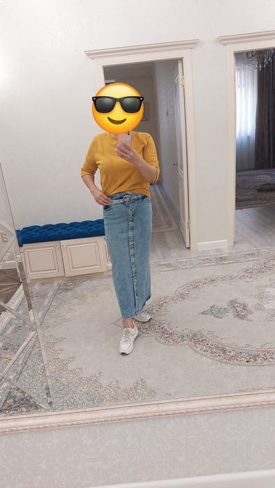 Джинсовая юбка сатылады