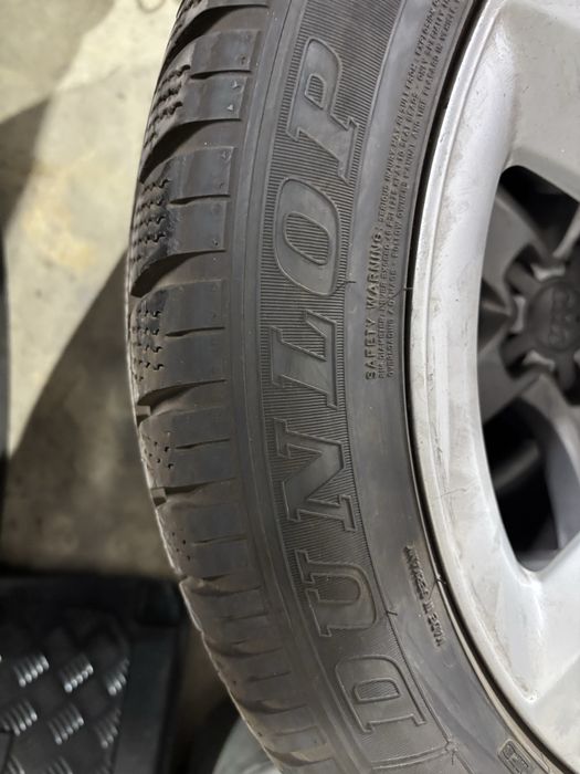 4бр оригинални 19ки Ауди А8 5х112 7,5 ж ет29 с зимни Dunlop 235/50