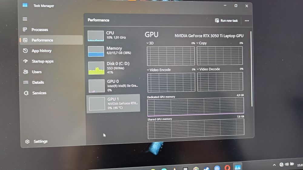 Dell G15 5520 Gaming – i7-12700H, 16GB, RTX 3050 Ti, 1TB NVMe, 120Hz