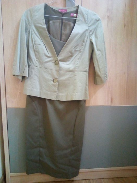 Рокля със сако за пролет-лято