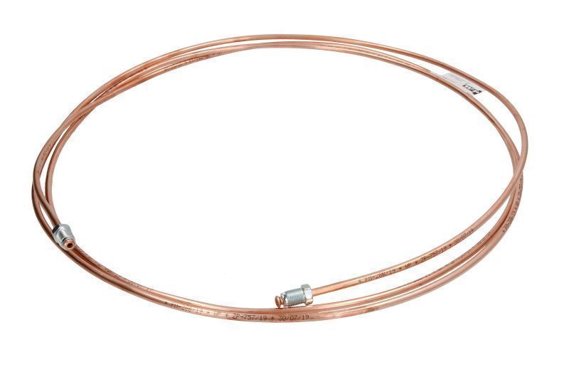 Conducta frana cupru cu niplu WP-008 diametru 4,75 mm, filet exterior, Grosime perete 0,9 mm, filet M10x1/M10x1, lungime 3000 mm